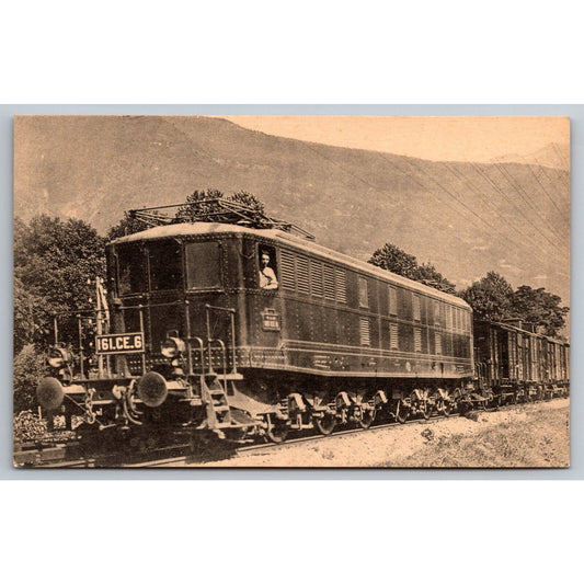 French Railroad RPPC* Postcard Machine 161 c1900 H.M.P.