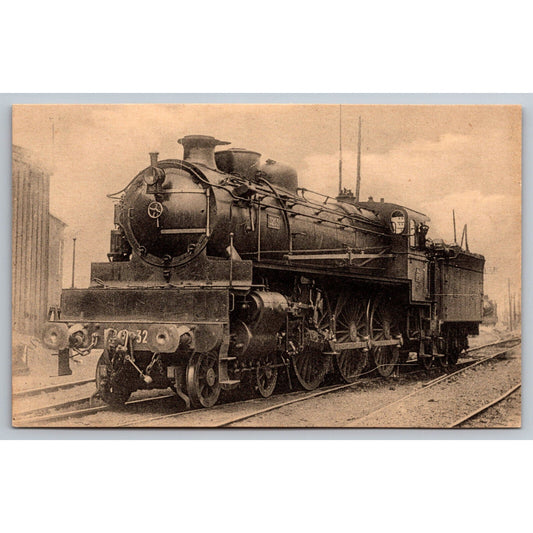French Railroad RPPC* Postcard Machine 3203 Series 3201-3235 c1913-1914 H.M.P.