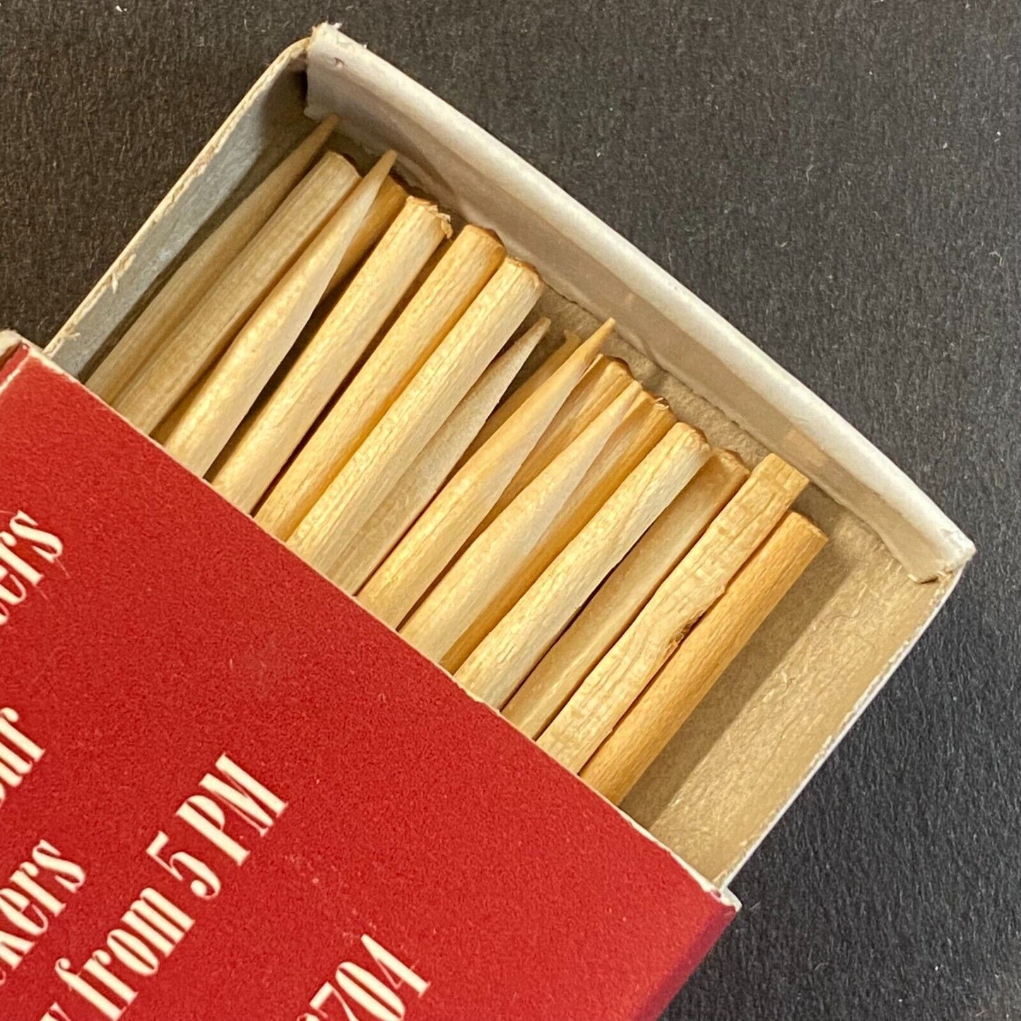 Carmen Anthony Steakhouse Restaurant Waterbury, CT Vintage Matchbox VGC Scarce
