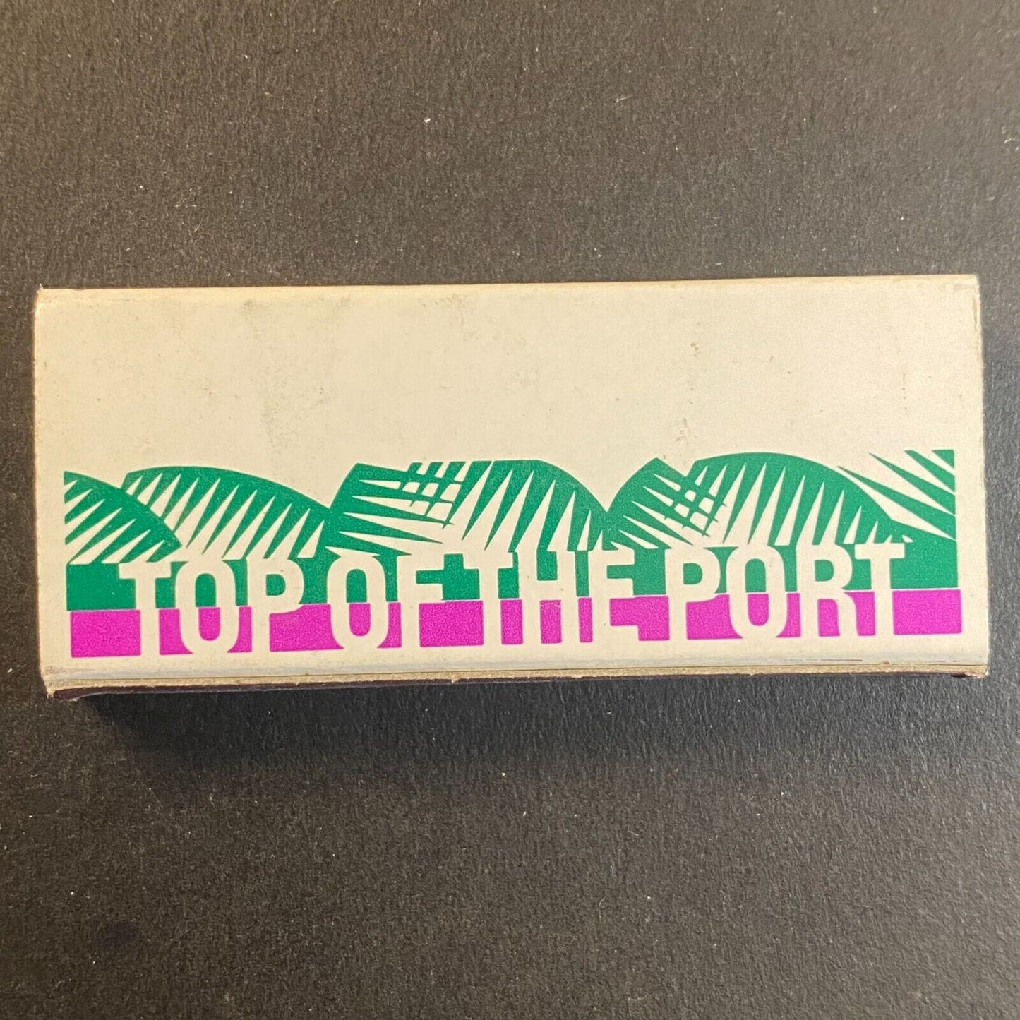 Hotel Mia Top of the Port Miami Airport Restaurant Vintage Matchbox VGC Scarce