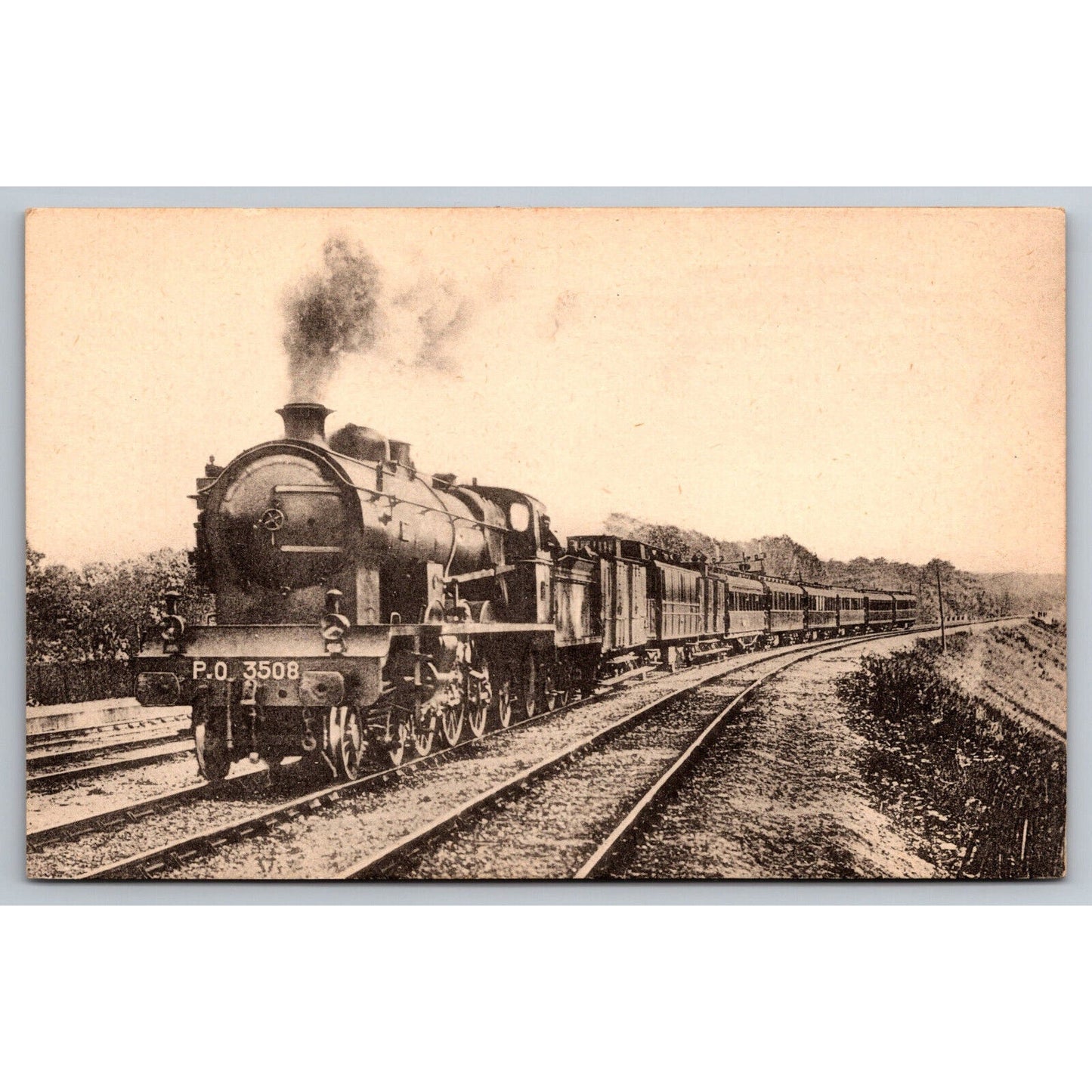 French Railroad RPPC* Postcard Pacific 3508 c1913 H.M.P.