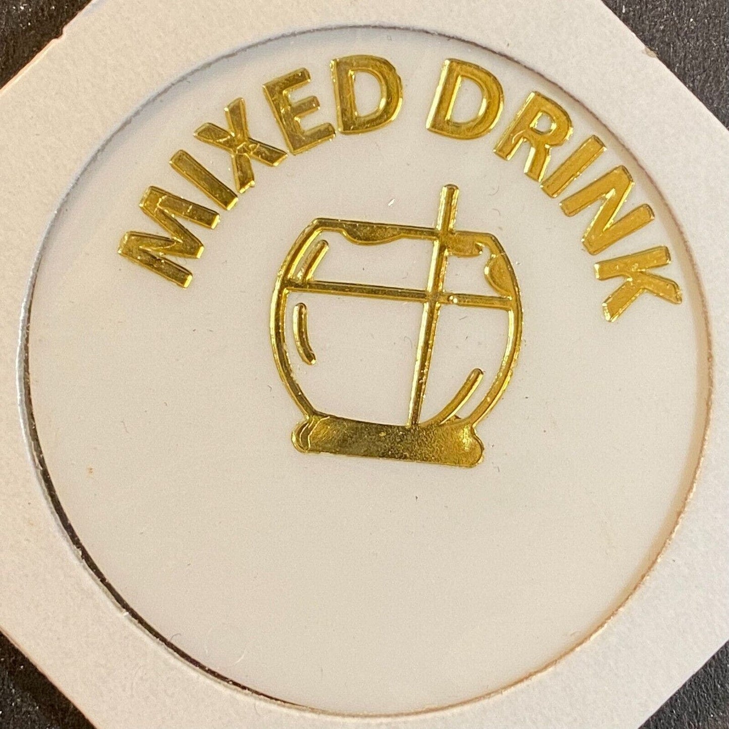 McKeesport, PA Cal's Cantina c1996 Plastic Token "Mixed Drink"