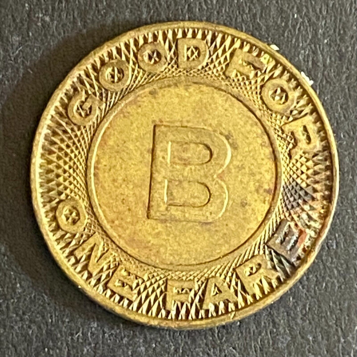 Bridgeport Auto Transit Co. G/F One Fare Bus Transit Token 16mm c1972-74 Scarce