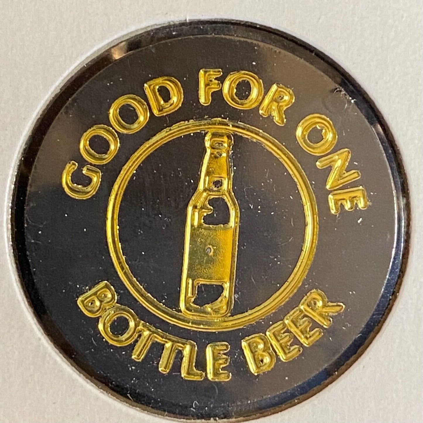 Mt. Carmel, PA Jakes Bar c1980's-90's Plastic Token G/F One Bottle Beer