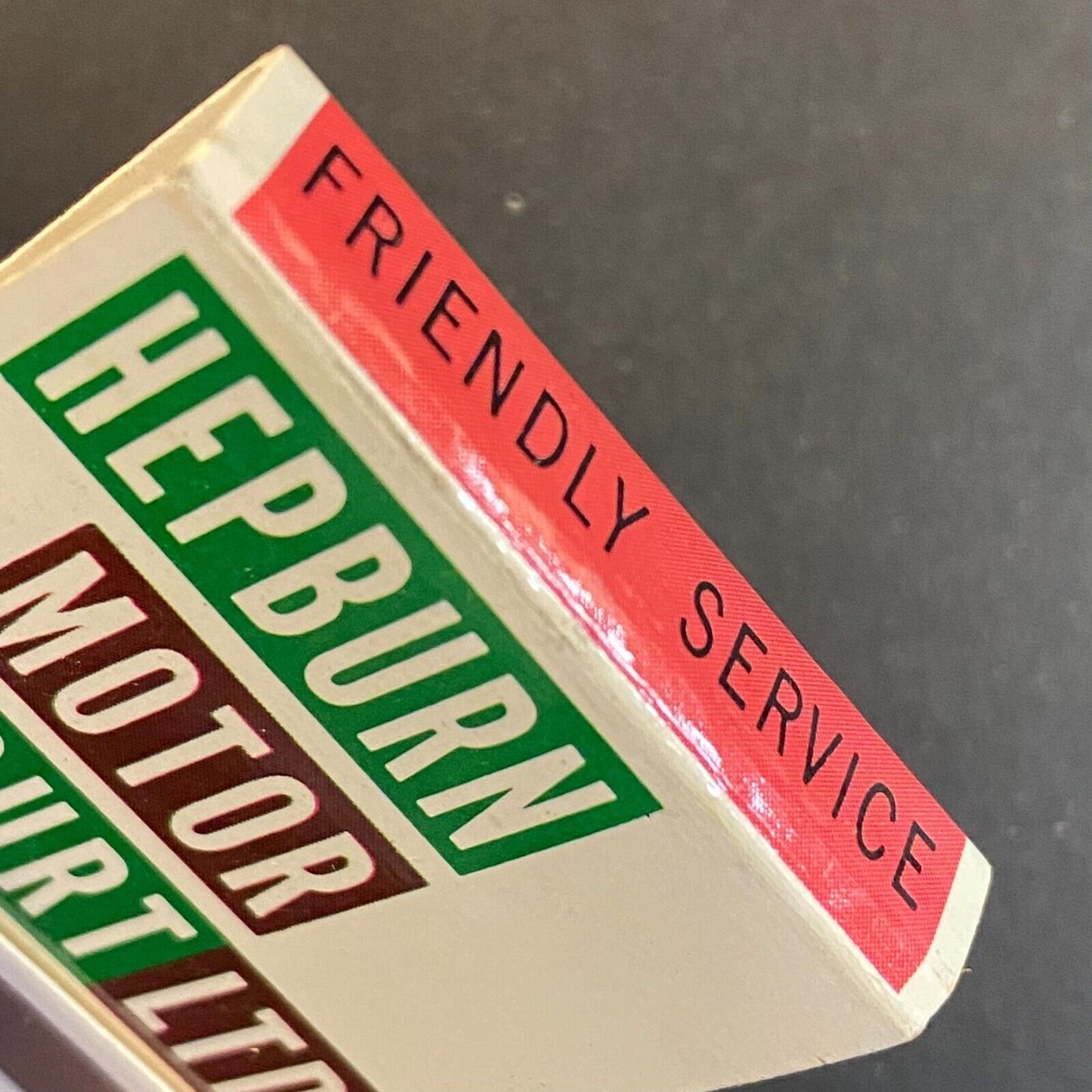 Hepburn Motor Court Calgary, Canada c1960's-73 Full Matchbook Scarce VGC