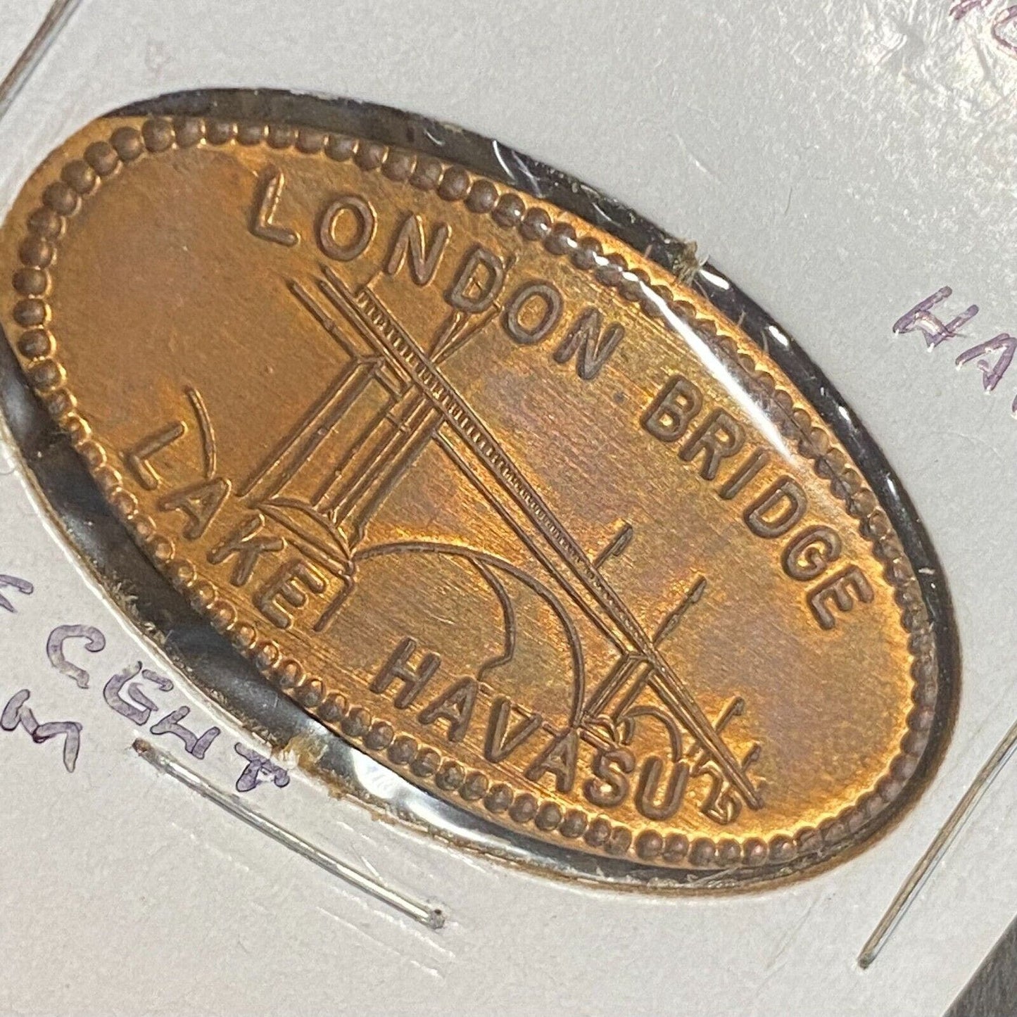 London Bridge Lake Havasu 2001 Elongated Souvenir Penny