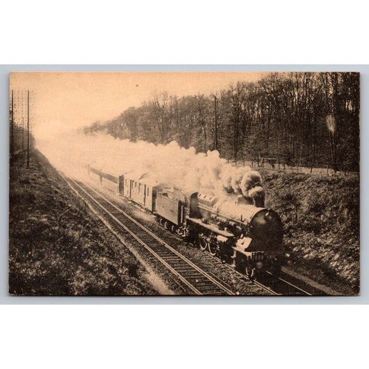 French Railroad RPPC* Postcard Machine Pacific Series 3-1200 c1900 H.M.P.