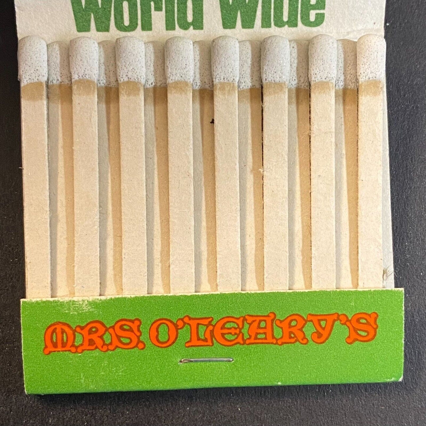 Hyatt Regency Chicago Mrs. O'Leary's Restaurant c1974-80's Full Matchbook