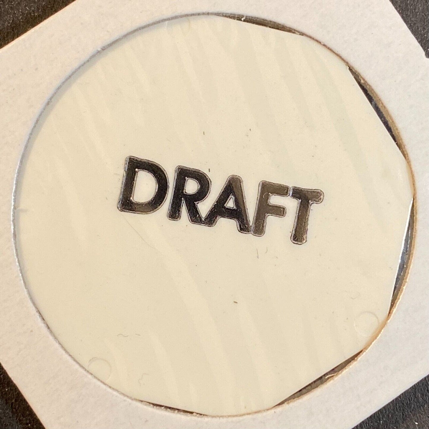 Mechanicsburg PA Snappers Bar & Grill c2002 Hexagon Plastic Token G/F Draft Beer