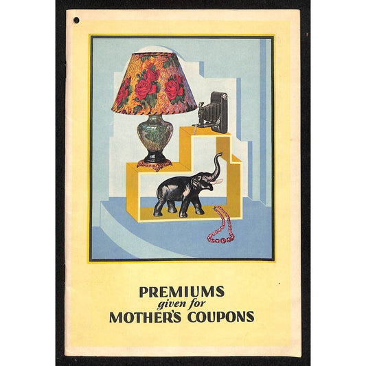 Mother's Coupons Premium Catalog Booklet No. 14 c1931 VGC