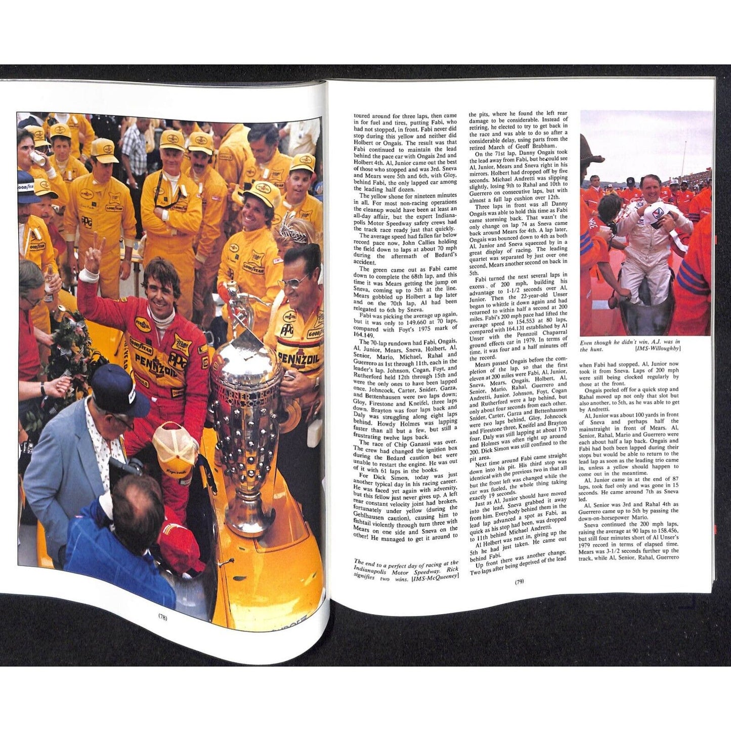 1984 Hungness Indianapolis 500 Yearbook Racing VGC 223pp 1lb 6oz