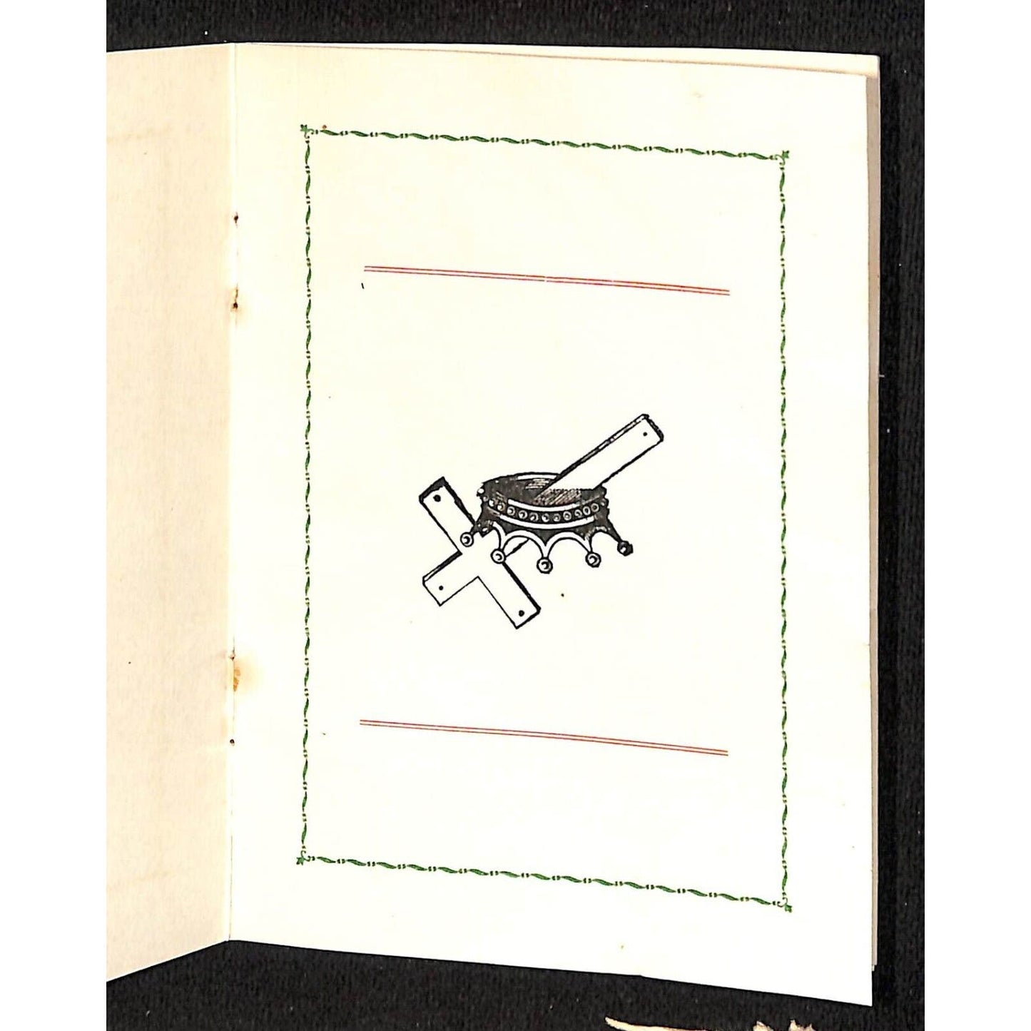 Bangor, ME St. John Commandery Christmas Observance Booklet 1911 Knowlton*