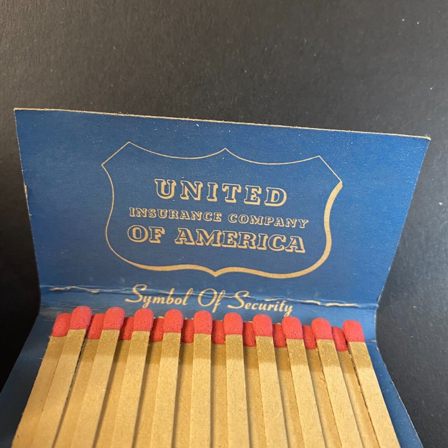 "United of America Building*" Chicago Full c1970's Matchbook Scarce VGC