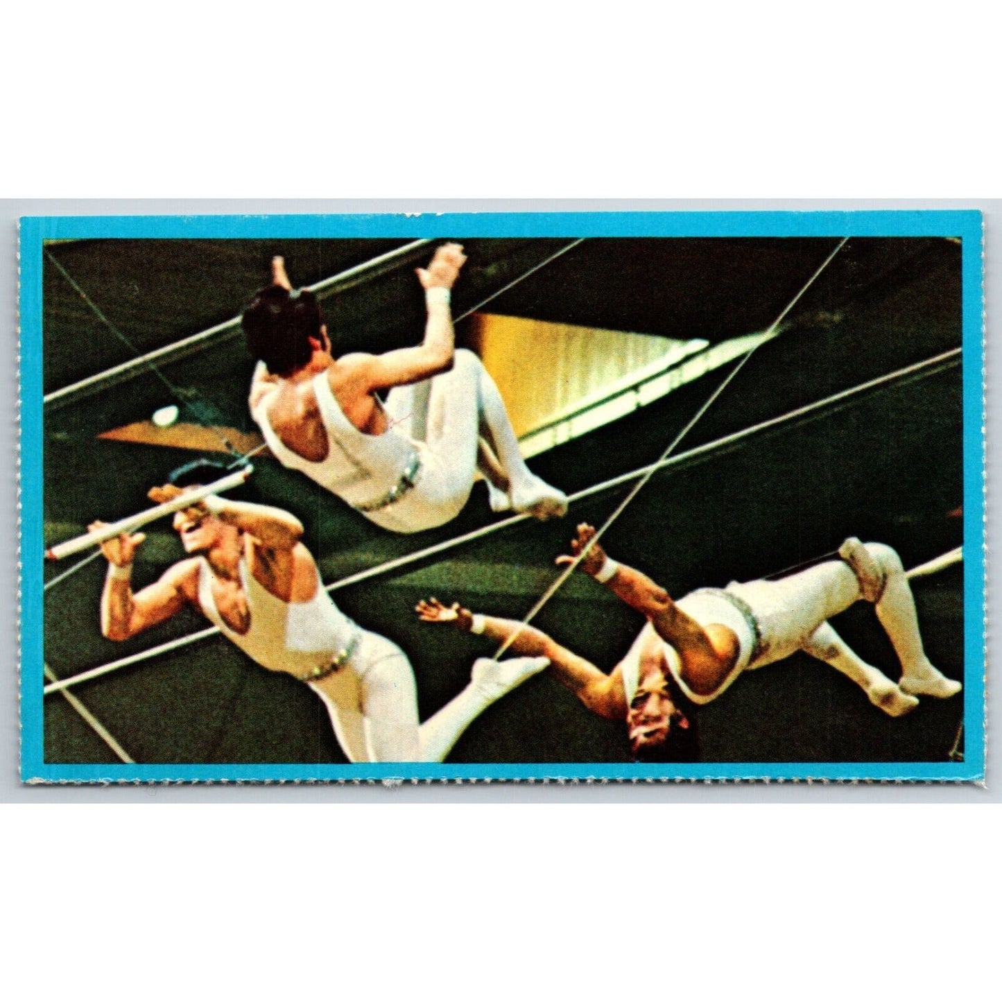Ringling Bros. Mexico's Flying Gaonas Trapeze Postcard VGC NP c1973