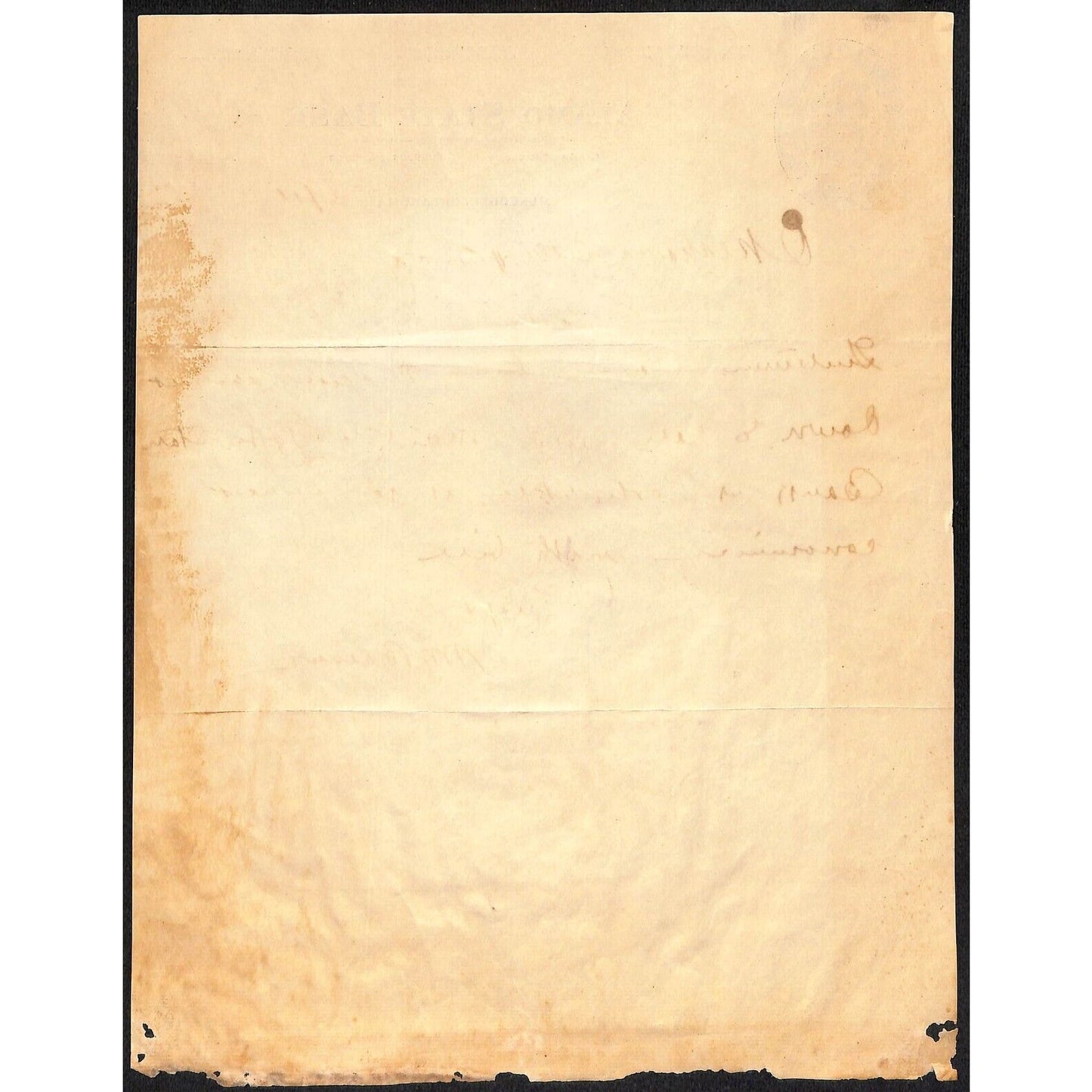 1911 Alamo State Bank Muskogee, OK / Oklahoma Title ALS Letterhead
