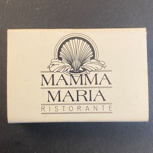 Mamma Maria Ristorante Restaurant Boston, MA Vintage Matchbox VGC Scarce