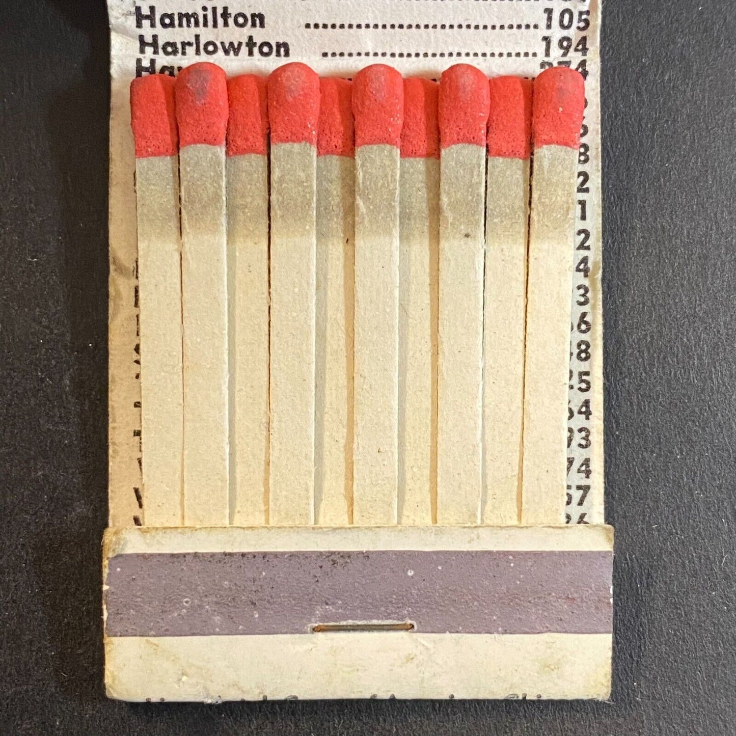 Eddie Thomas Insurance Agent Butte, MT Full Matchbook c1960's-73