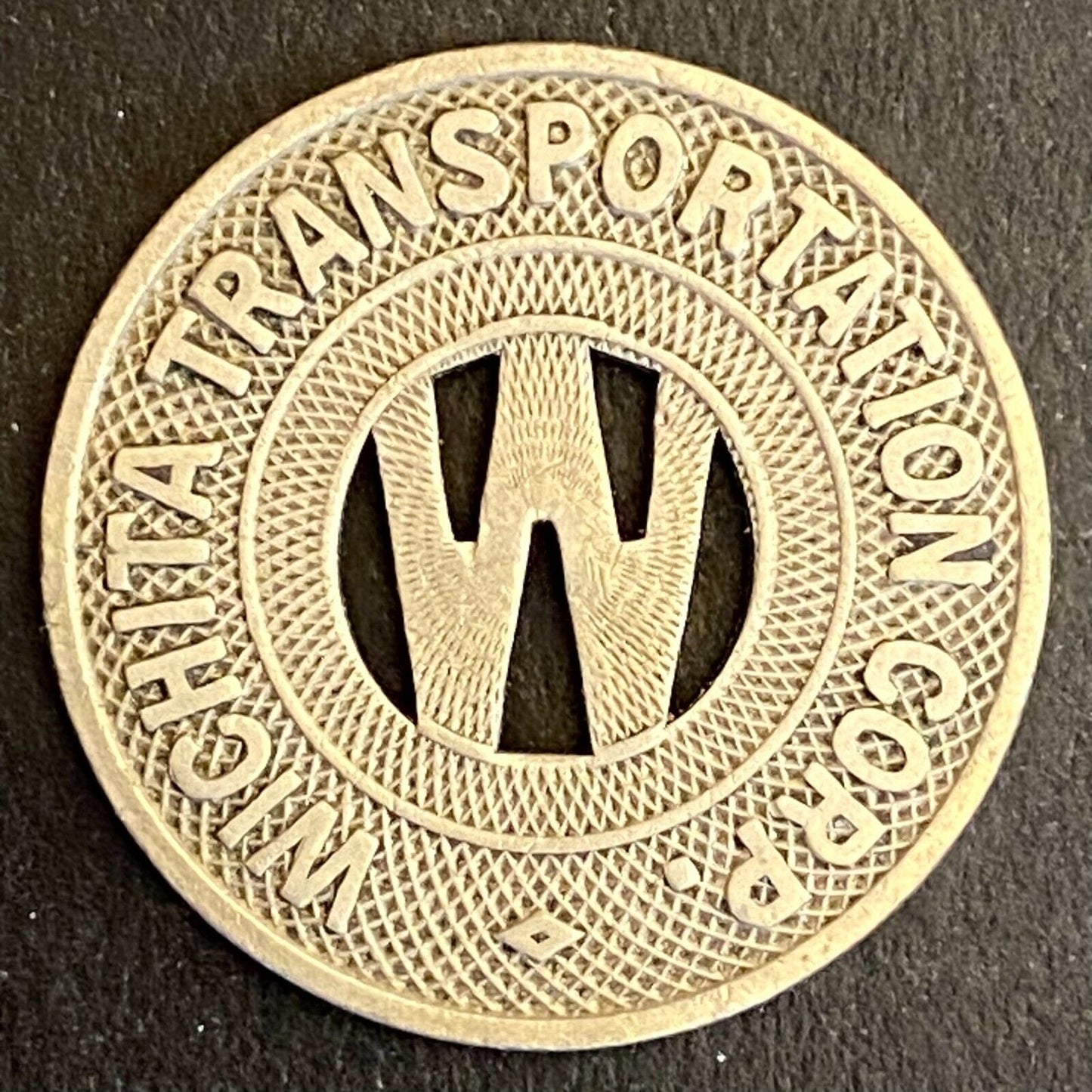 Wichita Transportation Corp. G/F One Fare Transit Token 23mm (#2)