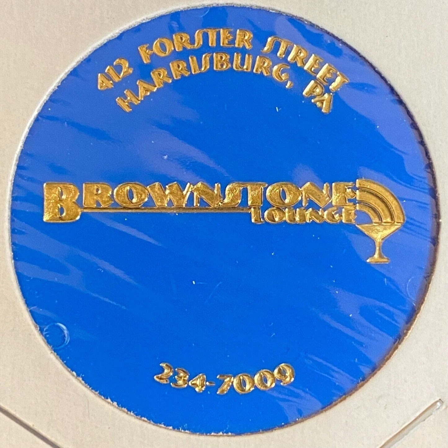 Harrisburg, PA Brownstone Lounge c2000-10 Plastic "Draft Beer" Token
