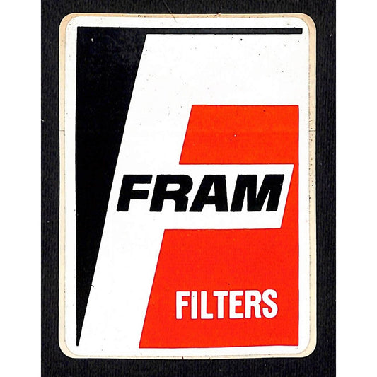 Fram Filters Vintage Performance Auto Sticker c1970's-80's (#5)