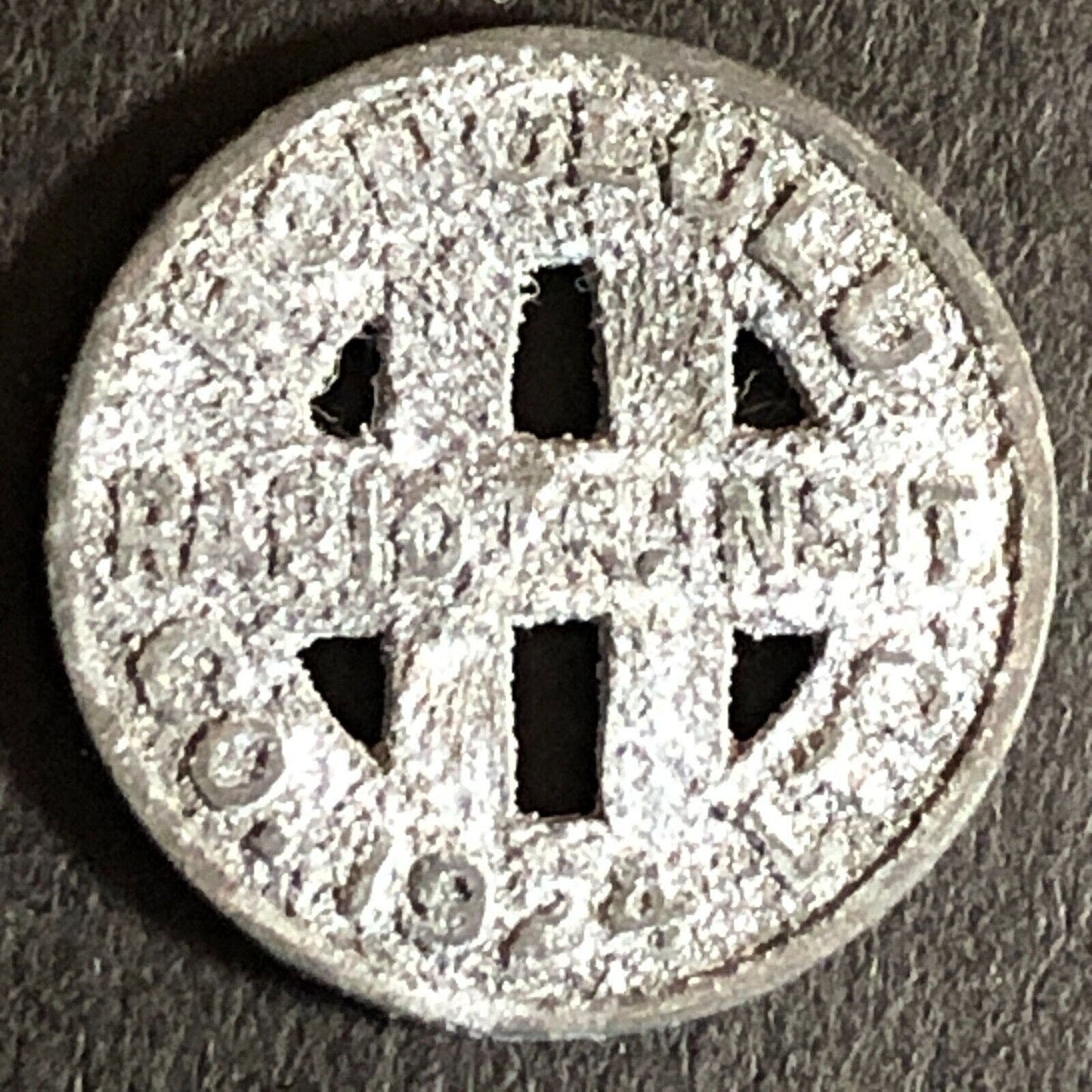 Honolulu Rapid Transit Co. Ltd. 1924 Zinc G/F One Full Fare Token - 16mm