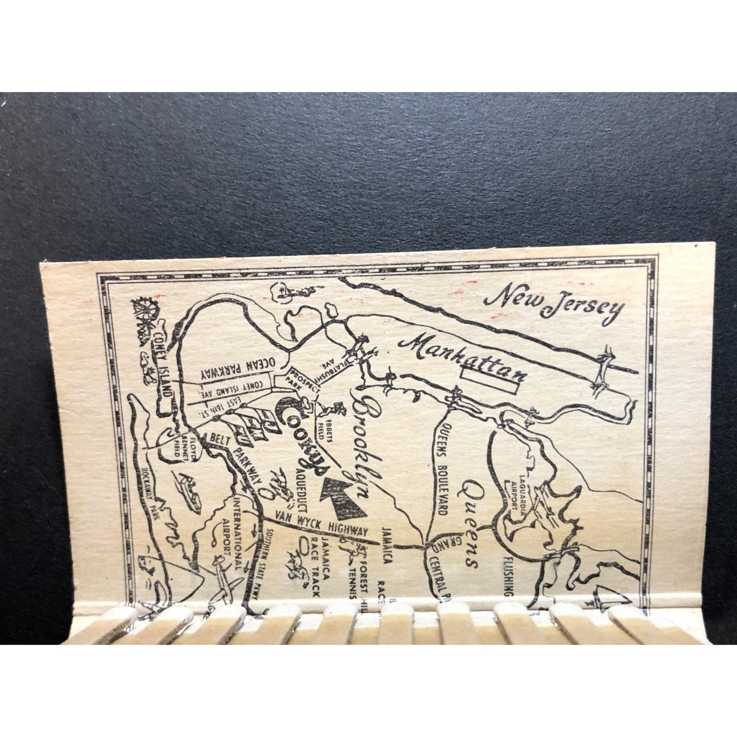 Cookys Restaurants Brooklyn Hempstead, LI Full 40-Srk Matchbook VGC c1954-64