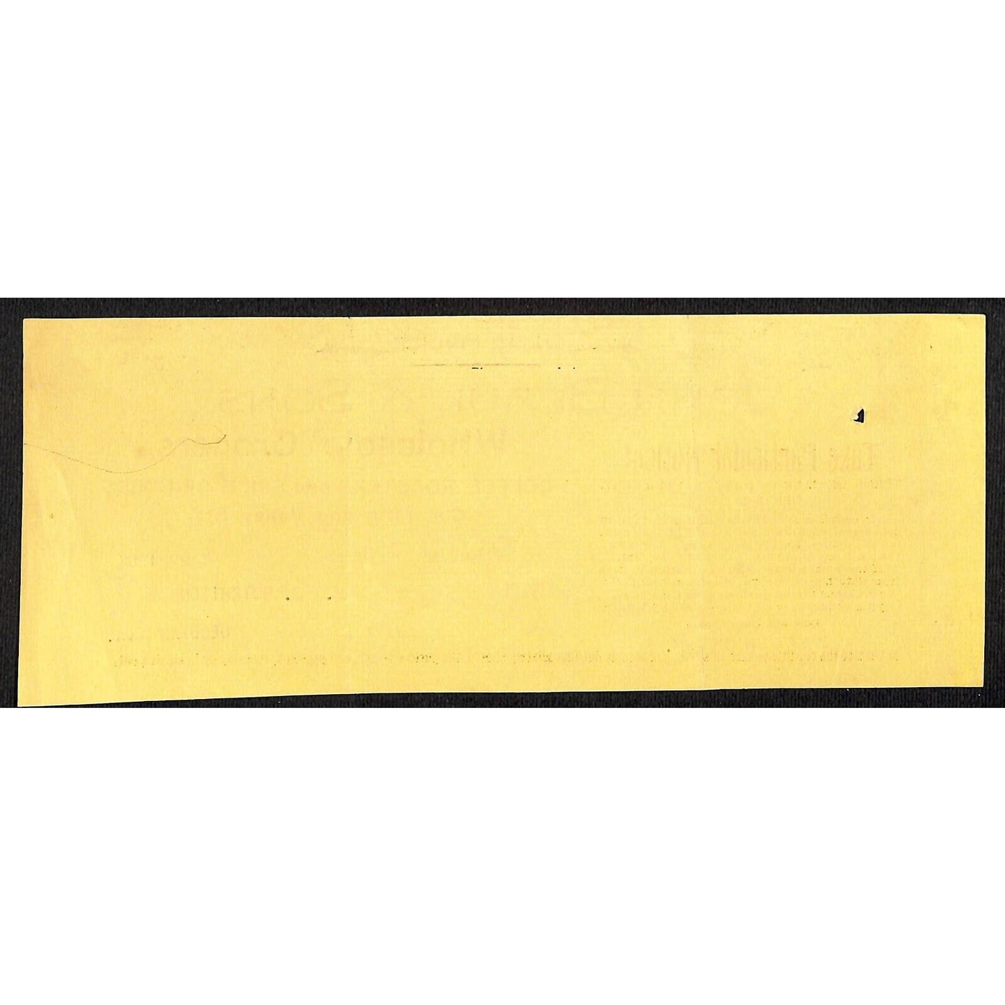 John Blaul's Sons Coffee Burlington IA Hutchinson* 6/27 1902 Cut "Sugar Invoice"