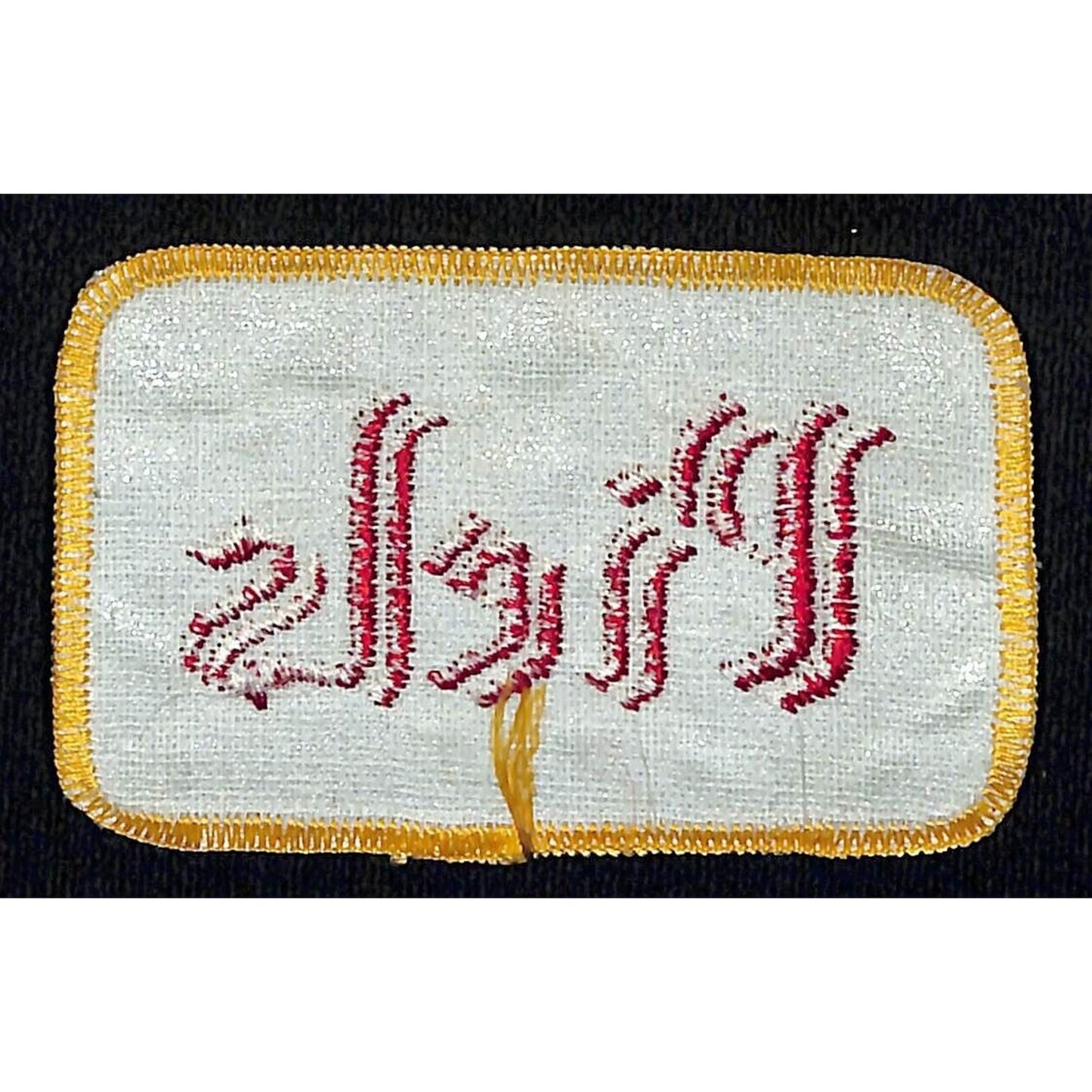 Piels Beer Patch Vintage Embroidered 2" x 2 3/4" VGC c1975-80's
