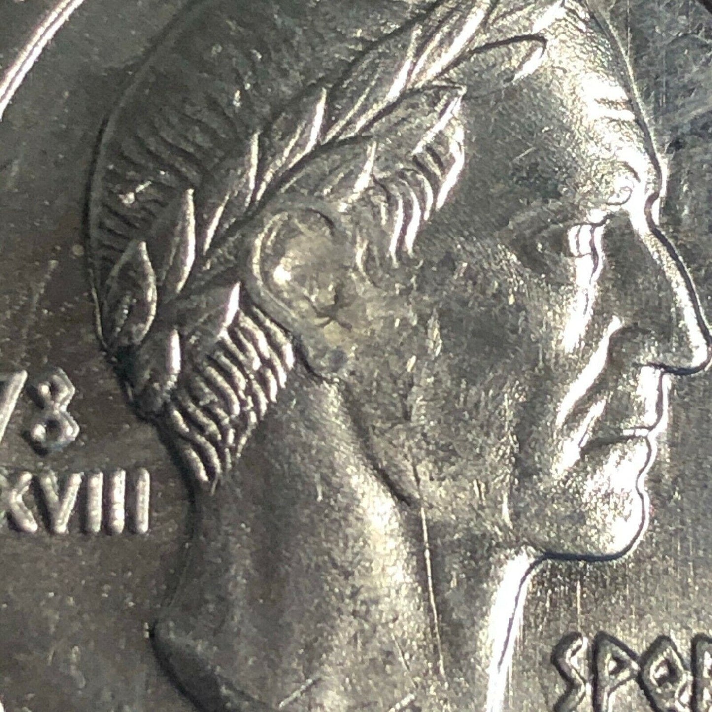 1978 39mm Aluminum "Krewe of Caesar" Mardi Gras Metairie, LA Token