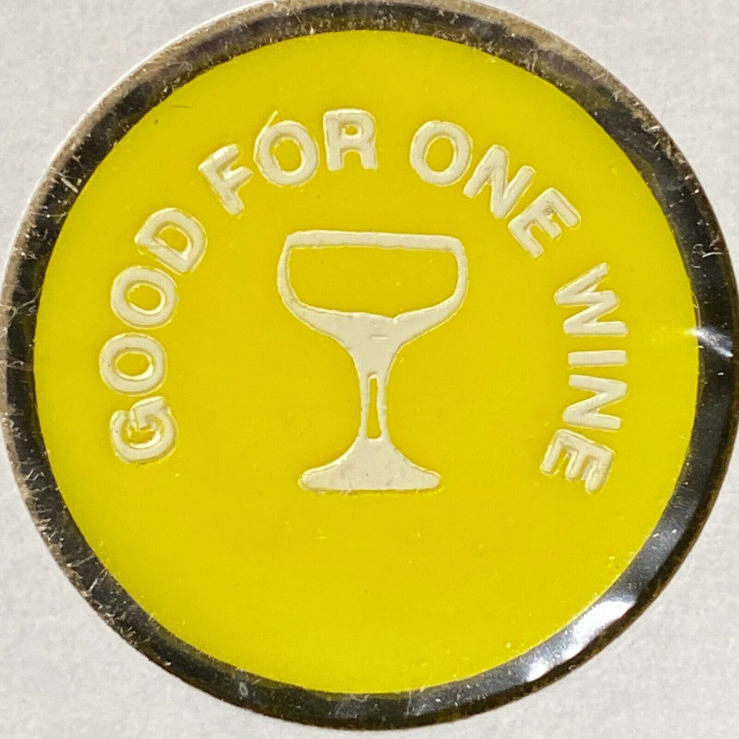 Bristol, PA Elks Lodge 970 Plastic Drink Token G/F One Wine (#2)