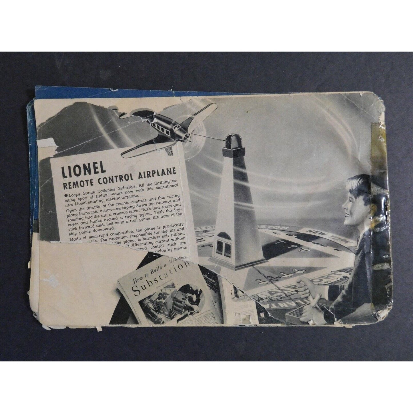1937 Lionel "Track Layouts" Booklet 18 pgs - Terrible Condition