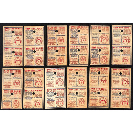 12 Mallo Cup Free Candy Play Money Mail In Offer Double Coupons c1964 (#2)