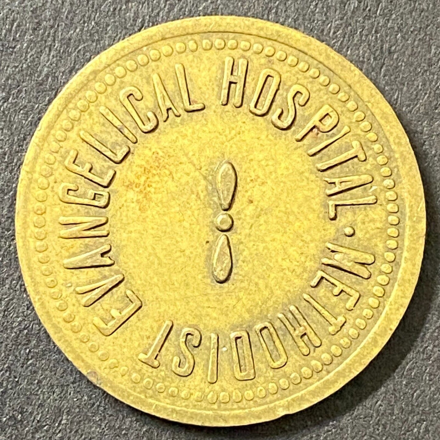 Methodist Evangelical Hospital Louisville, KY Parking Token 22mm Scarce (#3)
