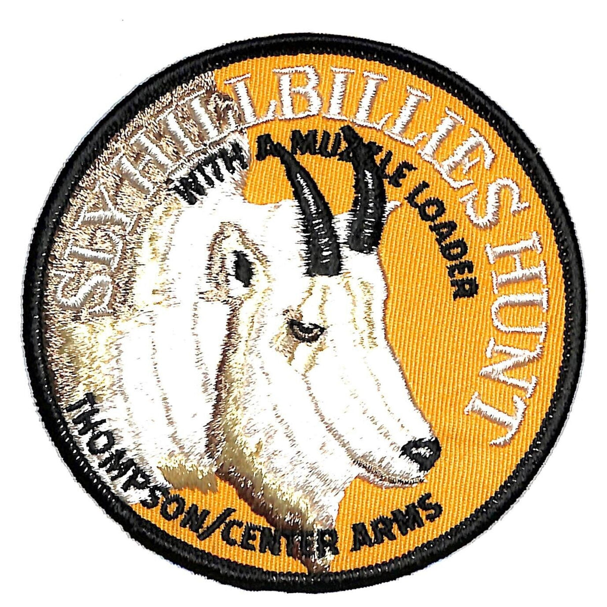 Thompson Center Arms "Sly Hillbillies Hunt" 4" Vintage Patch c1980's-90s NOS