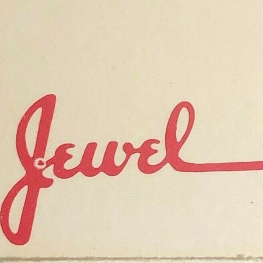 Jewel Food Stores c1970's-80's Full Matchbook