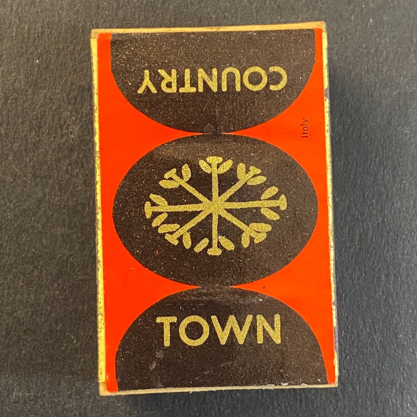 Hilton Hotel Palmer House Chicago Italian Paper Label Matchbox c1950-60's VGC