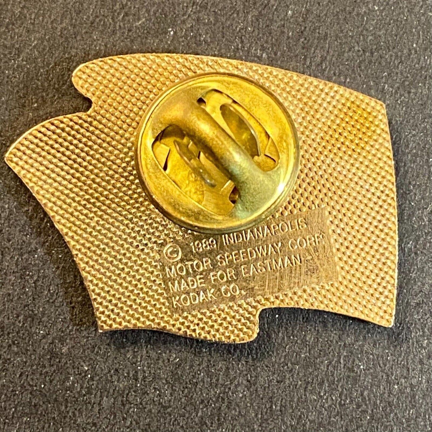Kodak Racing Team 1989 Indianapolis 500 Enameled Lapel Pin 21mm x 29mm VGC