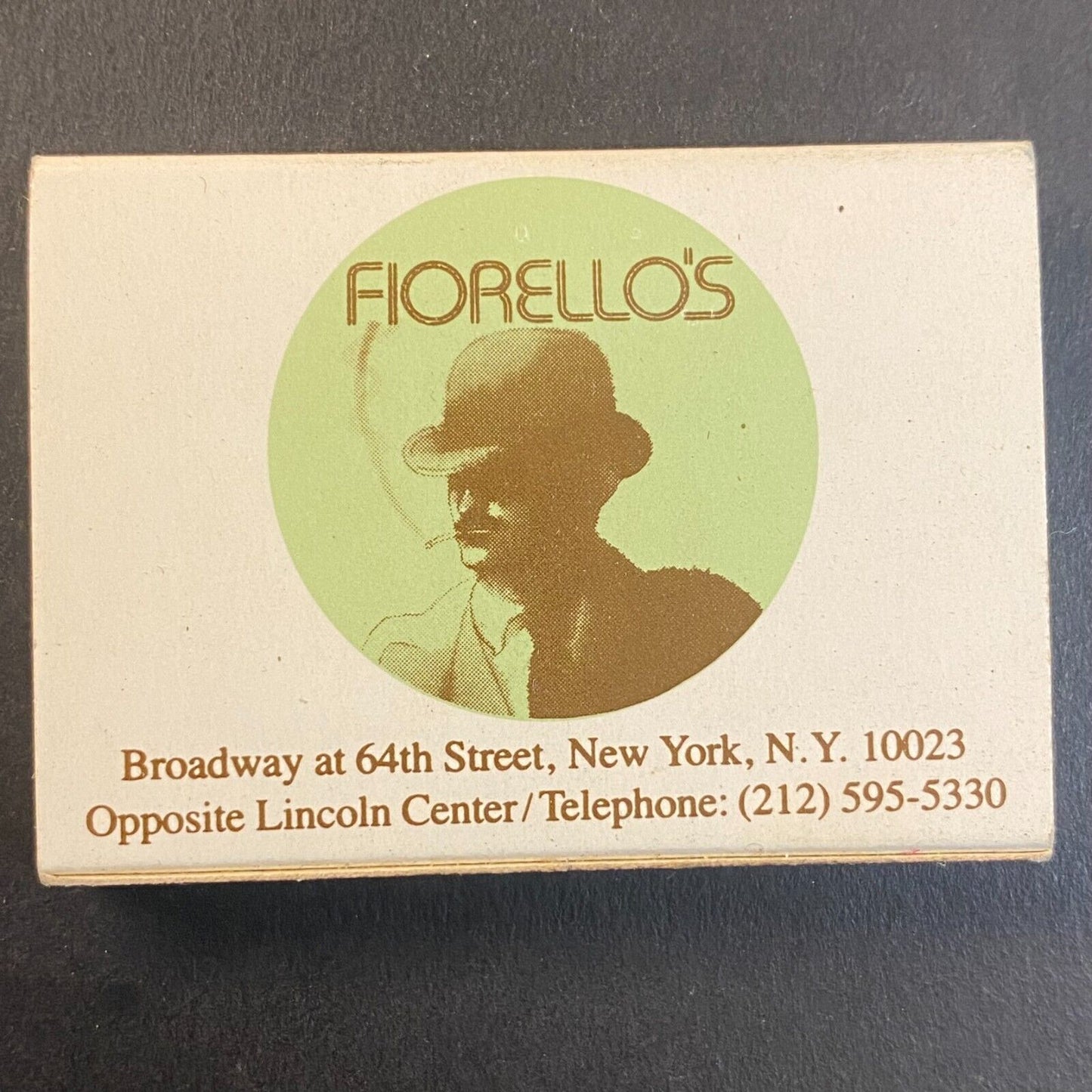 Fiorello's Restaurant 64th St. NYC Vintage Matchbox Scarce VGC