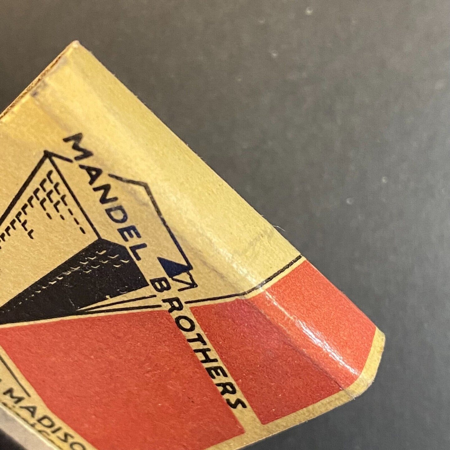 Mandel Brothers Chicago Grill & Tea Rooms c1946 Near Full (-2) Matchbook Scarce
