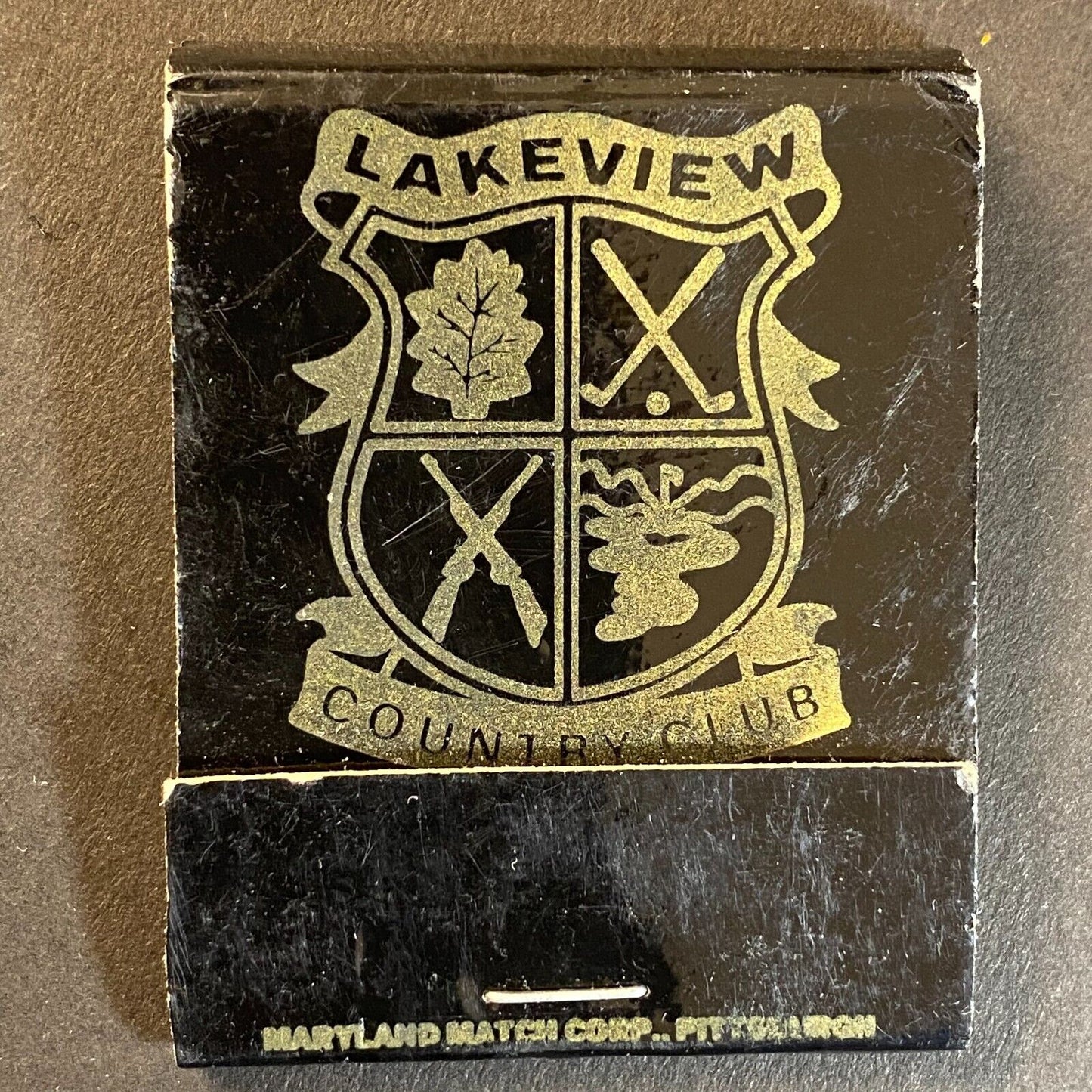 Lakeview Inn & Country Club Morgantown, WV Full Matchbook c1974-80's