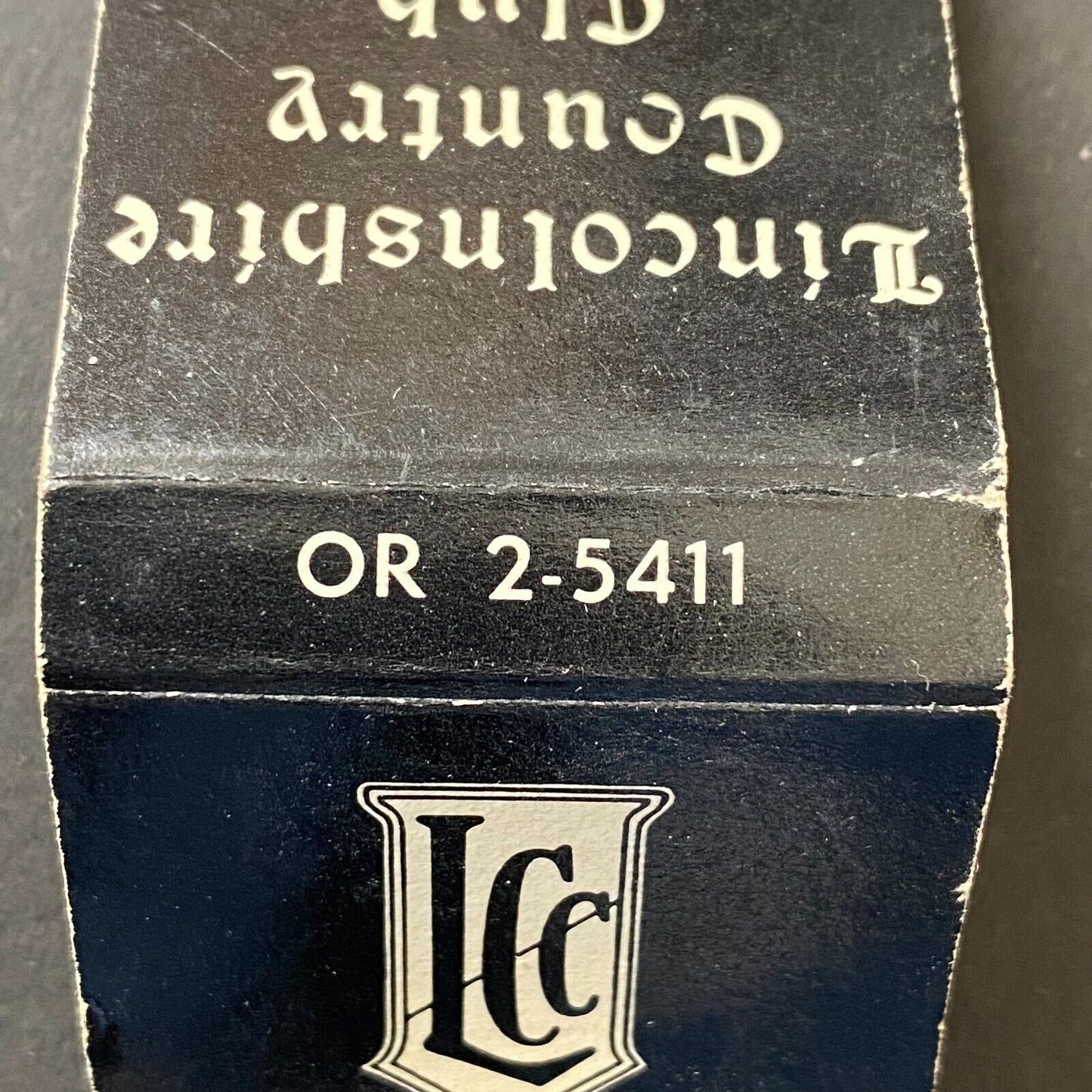 Lincolnshire Country Club Crete, IL Full Matchbook c1960's Scarce VGC