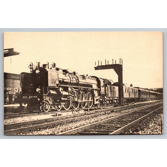French Railroad RPPC* Postcard Machine Type Mountain c1900 H.M.P.