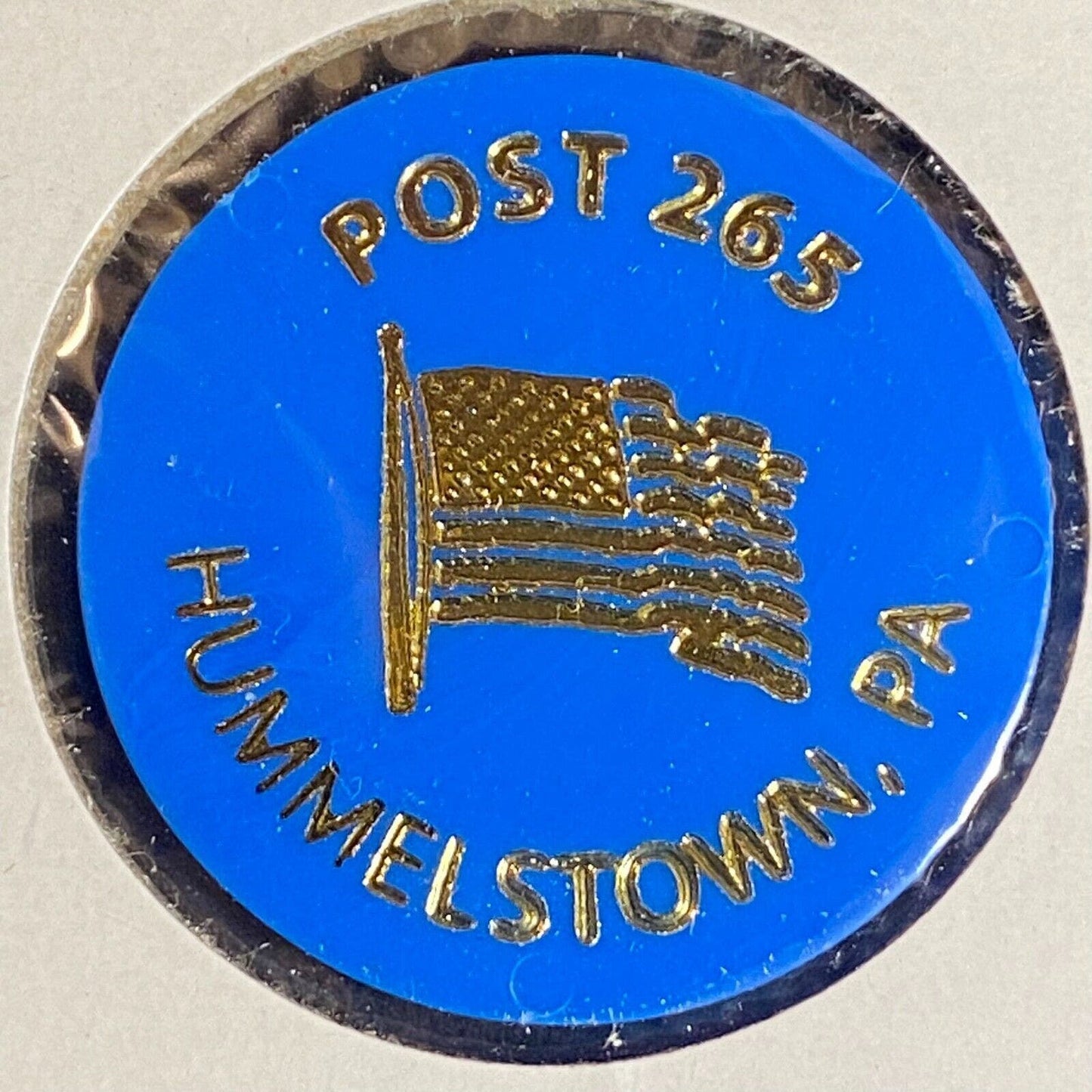 Hummelstown, PA American Legion Post 265 c1970's-80's Plastic "One Drink" Token