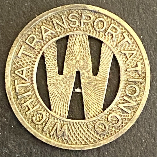 Wichita Transportation Corp. G/F One Fare Transit Token 16mm (#2)