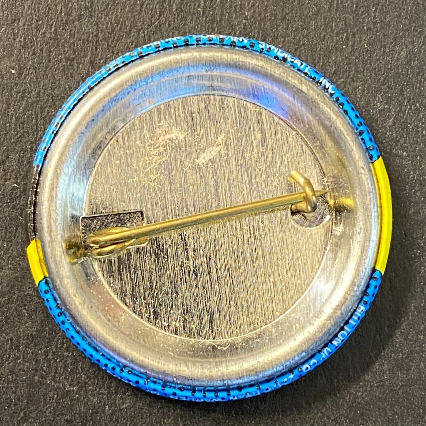 Dick Tracy Vintage Steel Pinback c1984 1 1/8" VGC