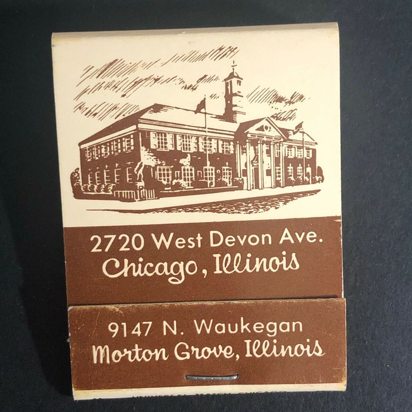 Morton Grove, IL Cook County Federal Savings c1970's Full Matchbook
