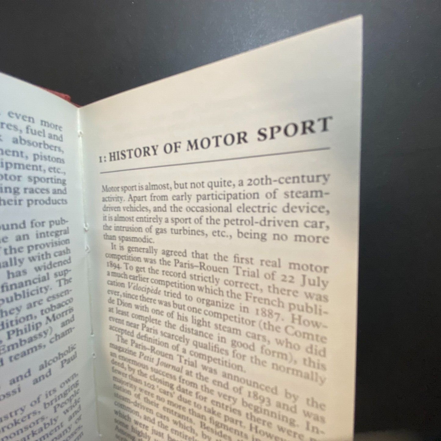 Graham Macbeth "The Observer's Book of Motor Sports" 1978 192pp Small