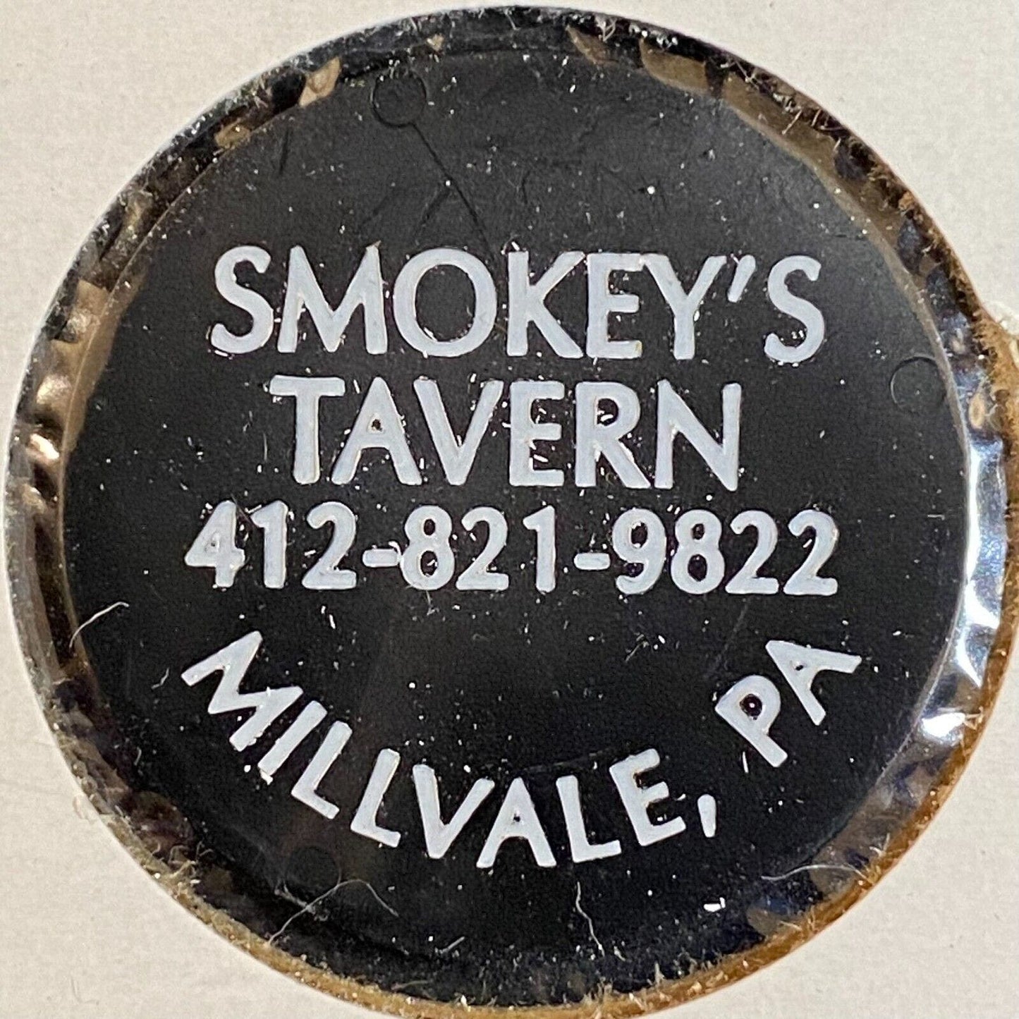 Millvale, PA Smokey's Tavern Plastic Token G/F One Draft Beer Mug