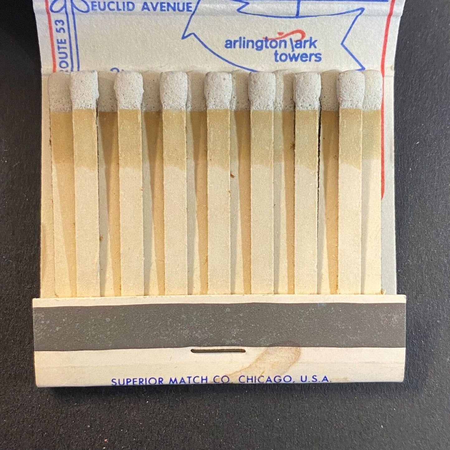 Arlington Park Towers Hotel Chicago, IL c1969-73 Full Matchbook VGC