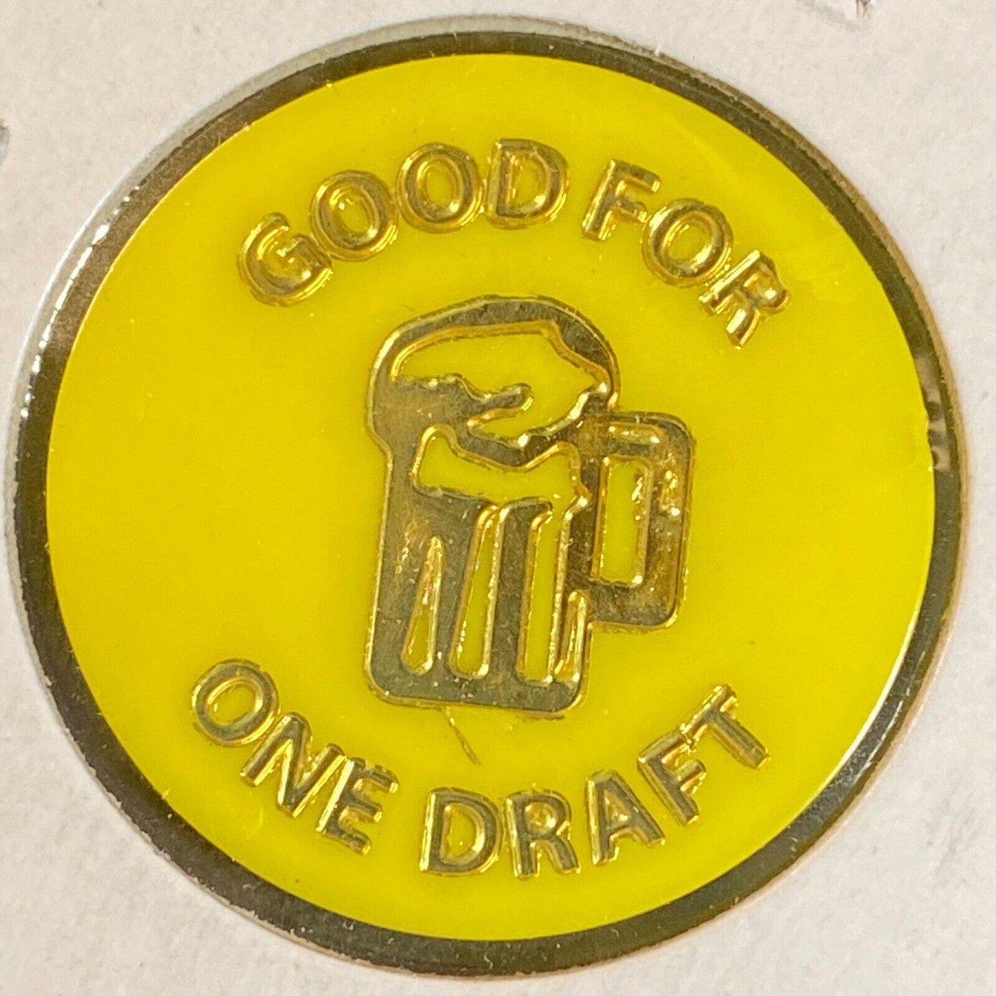 Jersey Shore, PA Moose Lodge #214 c1970's-80's Plastic "One Draft" Token
